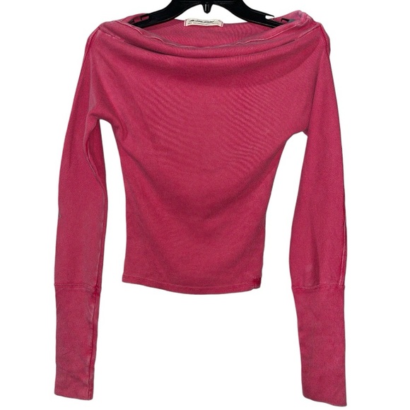We the free  Gigi Pink Off The shoulder top  NWOT - Picture 4 of 10